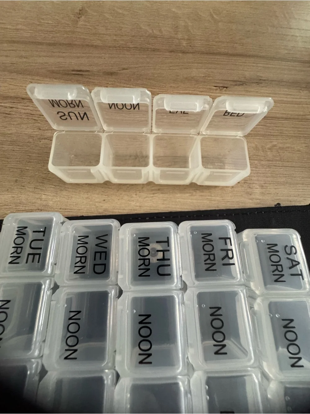 4 Multiple AM/PM Weekly Pill Organizer -